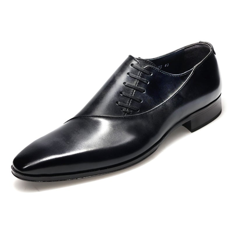 クインクラシコオリジナル 国産ビジネスシューズ サイドレース エラスティック 25005 bk4