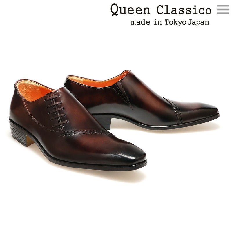 クインクラシコ サイドレース ドレスシューズ 17003 ブラック 6