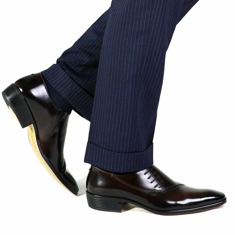 クインクラシコ サイドレース ドレスシューズ 17003 ブラック 6