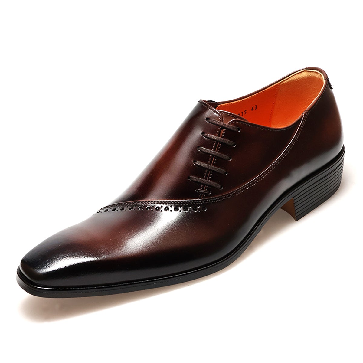クインクラシコ サイドレース ドレスシューズ 17003 ダークブラウン5