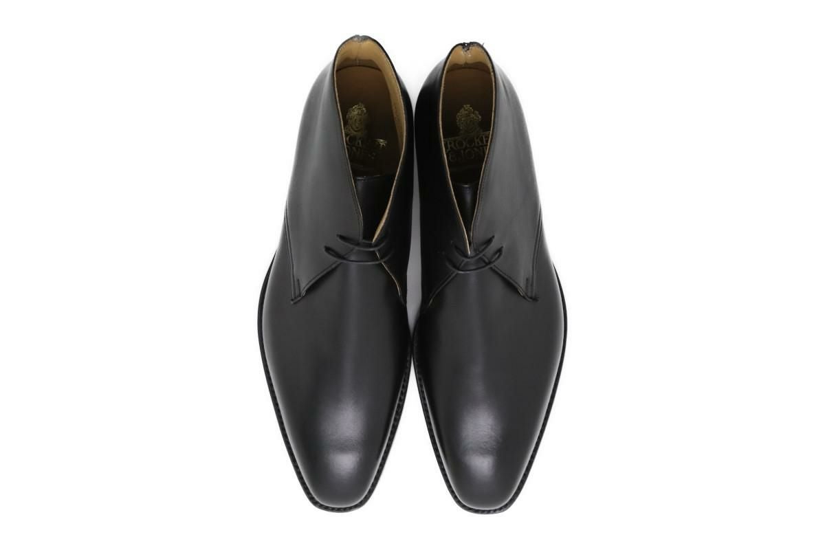 【状態良好品】CROCKETT&JONES TETBURYダークネイビーチャッカ 美品” Crockett&Jones（クロケット&ジョーンズ）TETBURY / テット