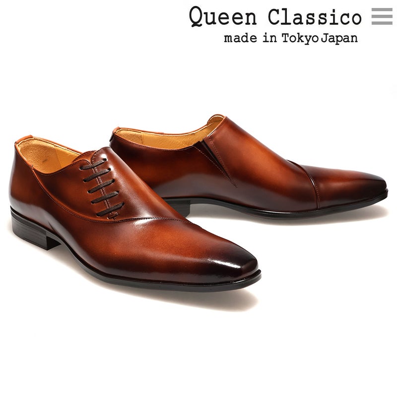 クインクラシコ サイドレース ドレスシューズ 62002 2 3 4
