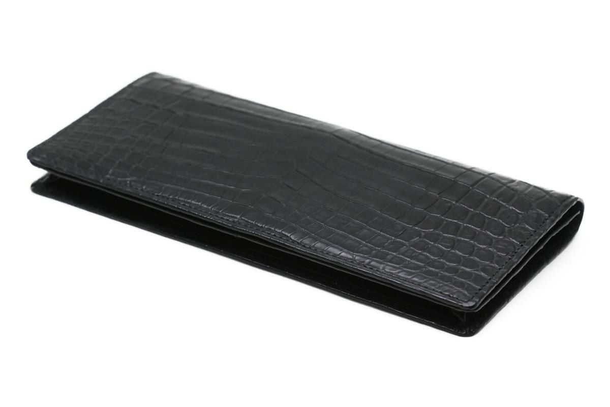 レザック / LE'SAC 財布 8118-abk ベビーナイルクロコダイル長財布