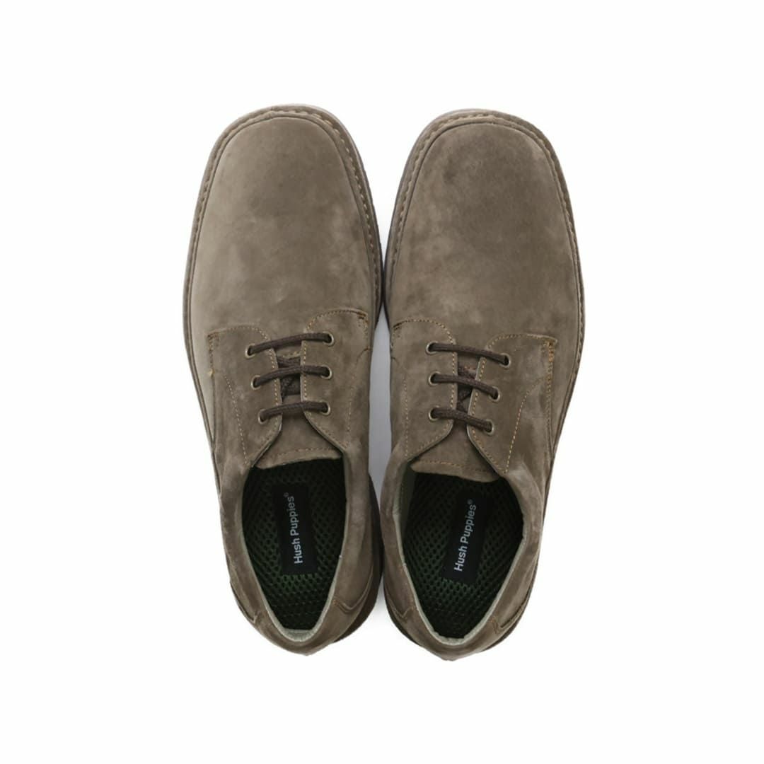 ハッシュパピー メンズ カジュアルシューズ 外羽根プレーントゥ 国産　ブラック3