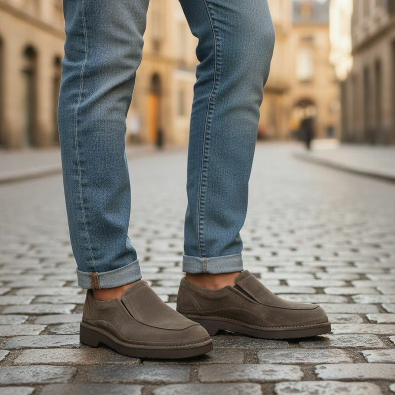 ハッシュパピー 靴 M-5516t 着用