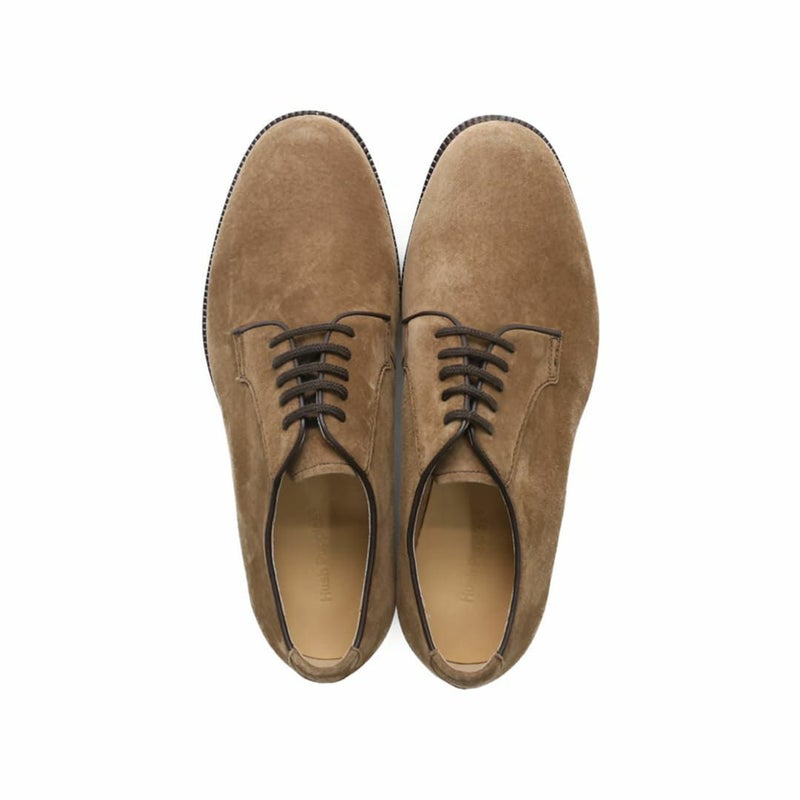 ハッシュパピー メンズ 外羽根プレーントゥ m-120tdbr 9