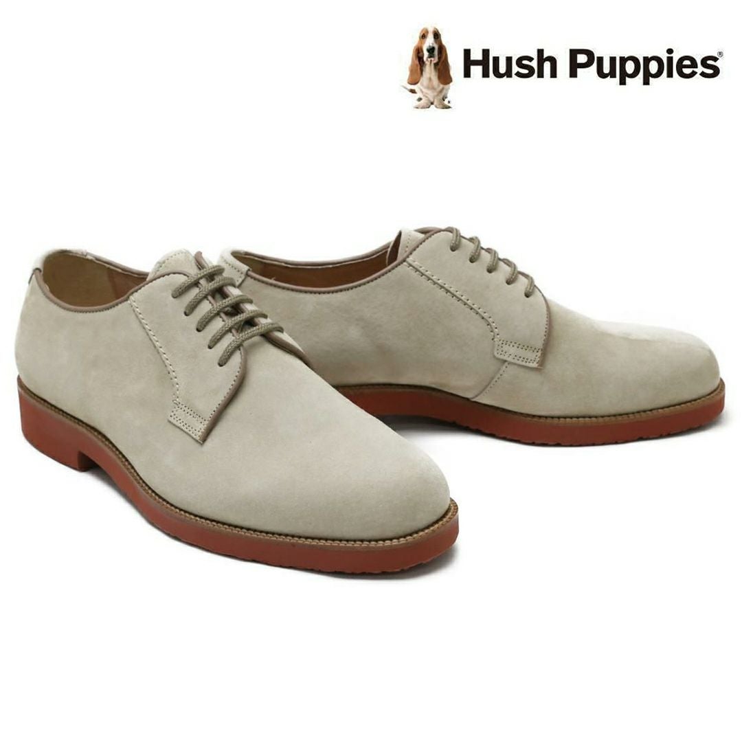 ハッシュパピー メンズ 外羽根プレーントゥ m-120tdbr 9