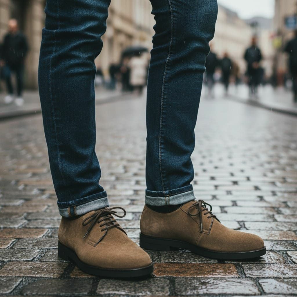 ハッシュパピー メンズ 外羽根プレーントゥ m-120tdbr 9