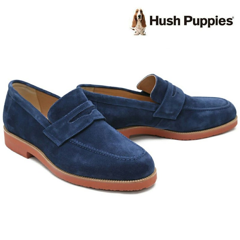 ハッシュパピー メンズ スエードローファー m-104tbk 2 3 4