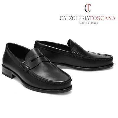 カルツォレリアトスカーナ メンズ ドレスシューズ コインローファー イタリア製 Calzoleria Toscana 