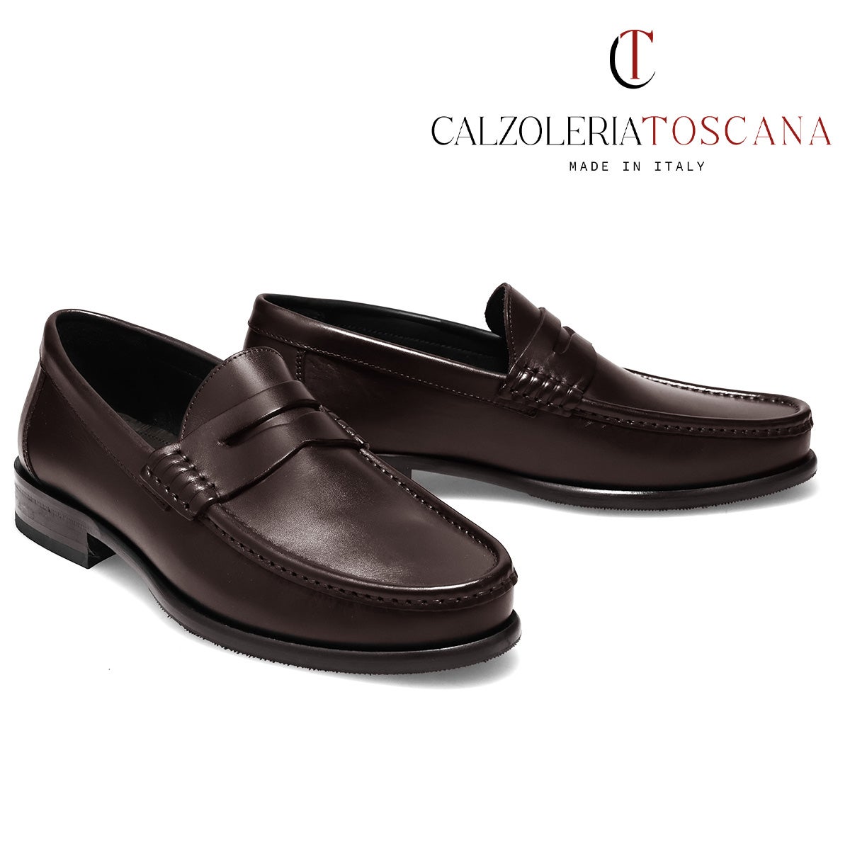 カルツォレリアトスカーナ メンズ ドレスシューズ コインローファー イタリア製 Calzoleria Toscana 