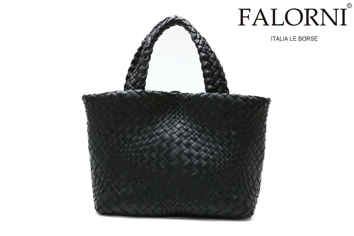 ファロルニ バッグ ハンドバッグ ブラック