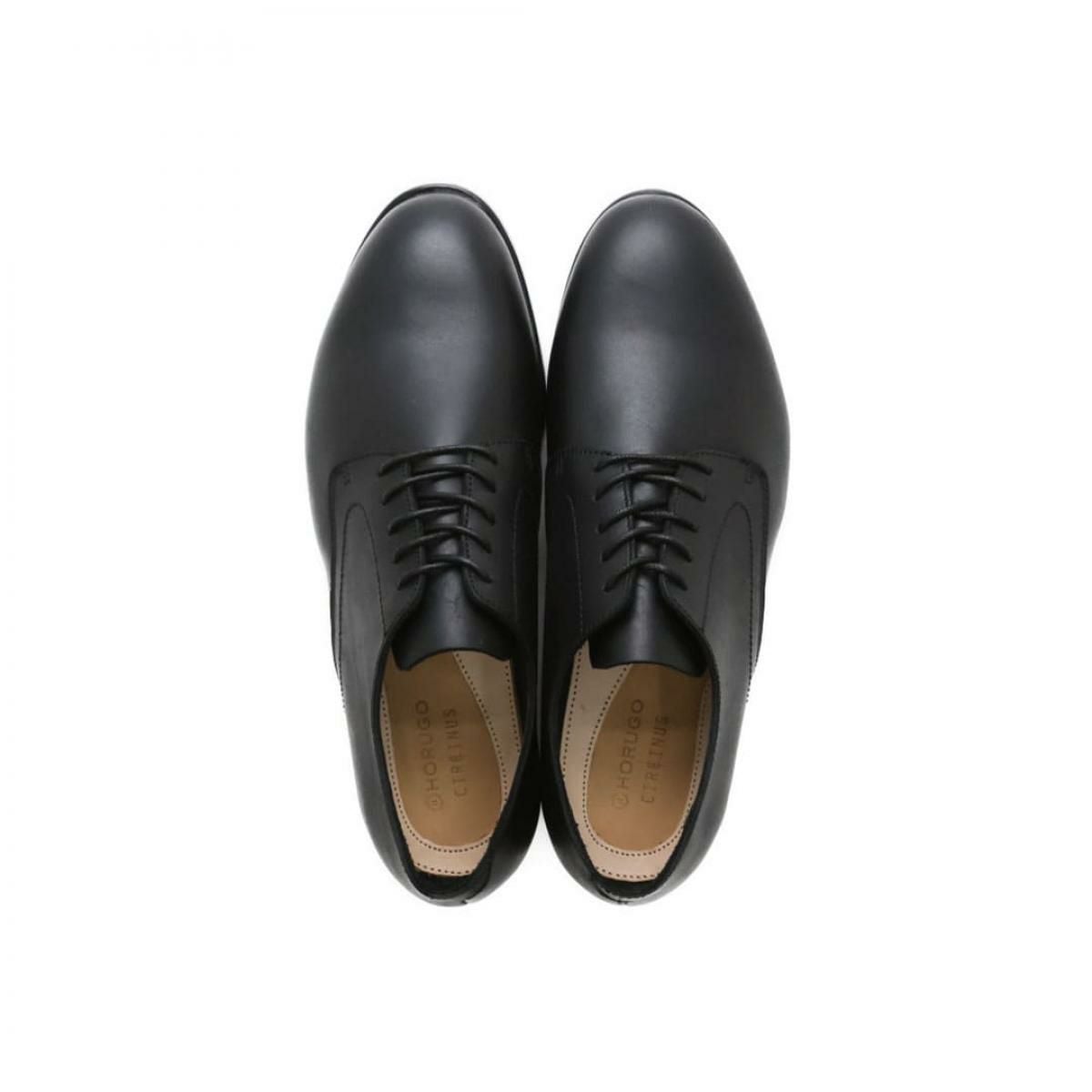 オルゴ / HORUGO メンズ カジュアルシューズ hc001bk 外羽根プレーントゥ ブラック ボルドー ブラウン