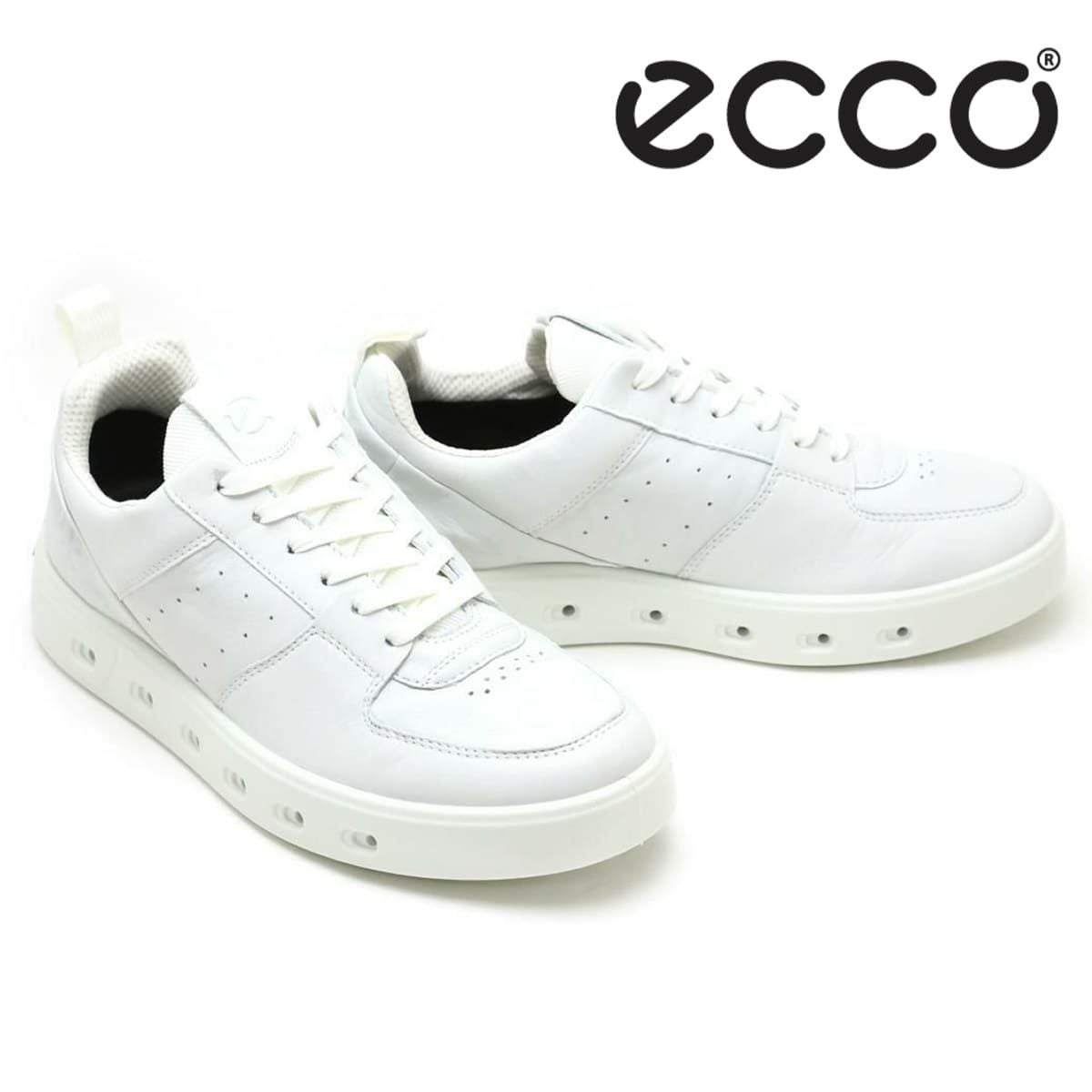 エコー / ECCO メンズ スニーカー 520814wh エコー/レザースニーカー