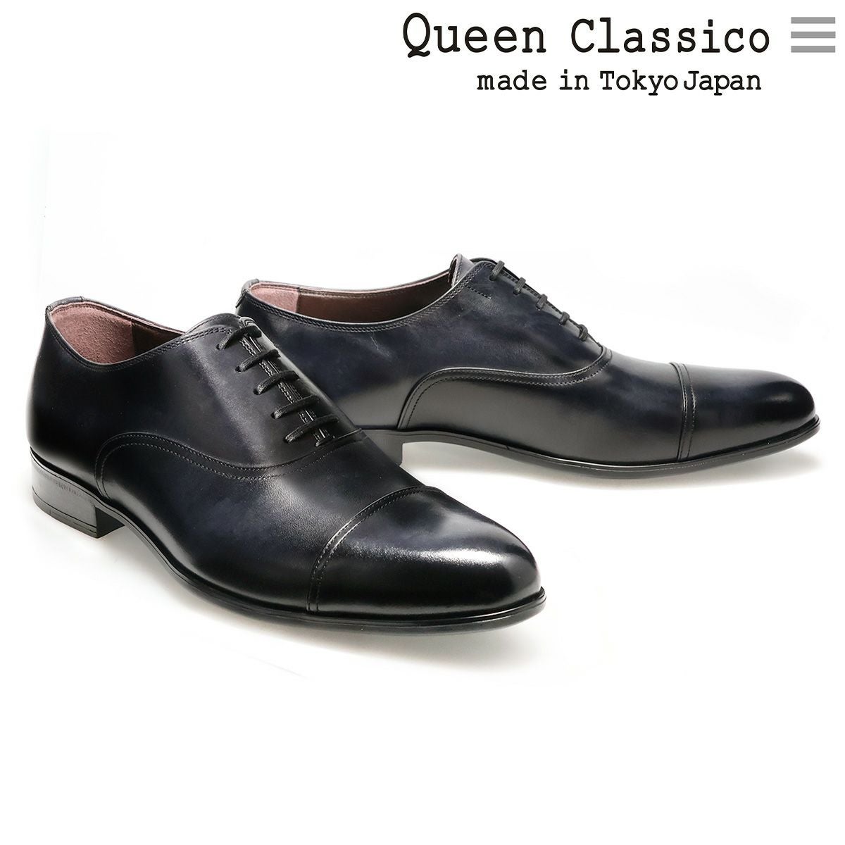 クインクラシコ国産ライン 内羽根ストレートチップ QueenClassico