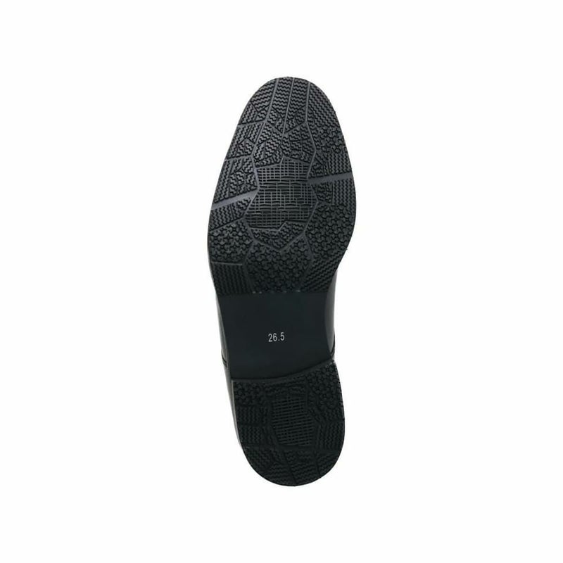 ハッシュパピー メンズ 外羽根プレーントゥ m-0247natbk ブラック 8