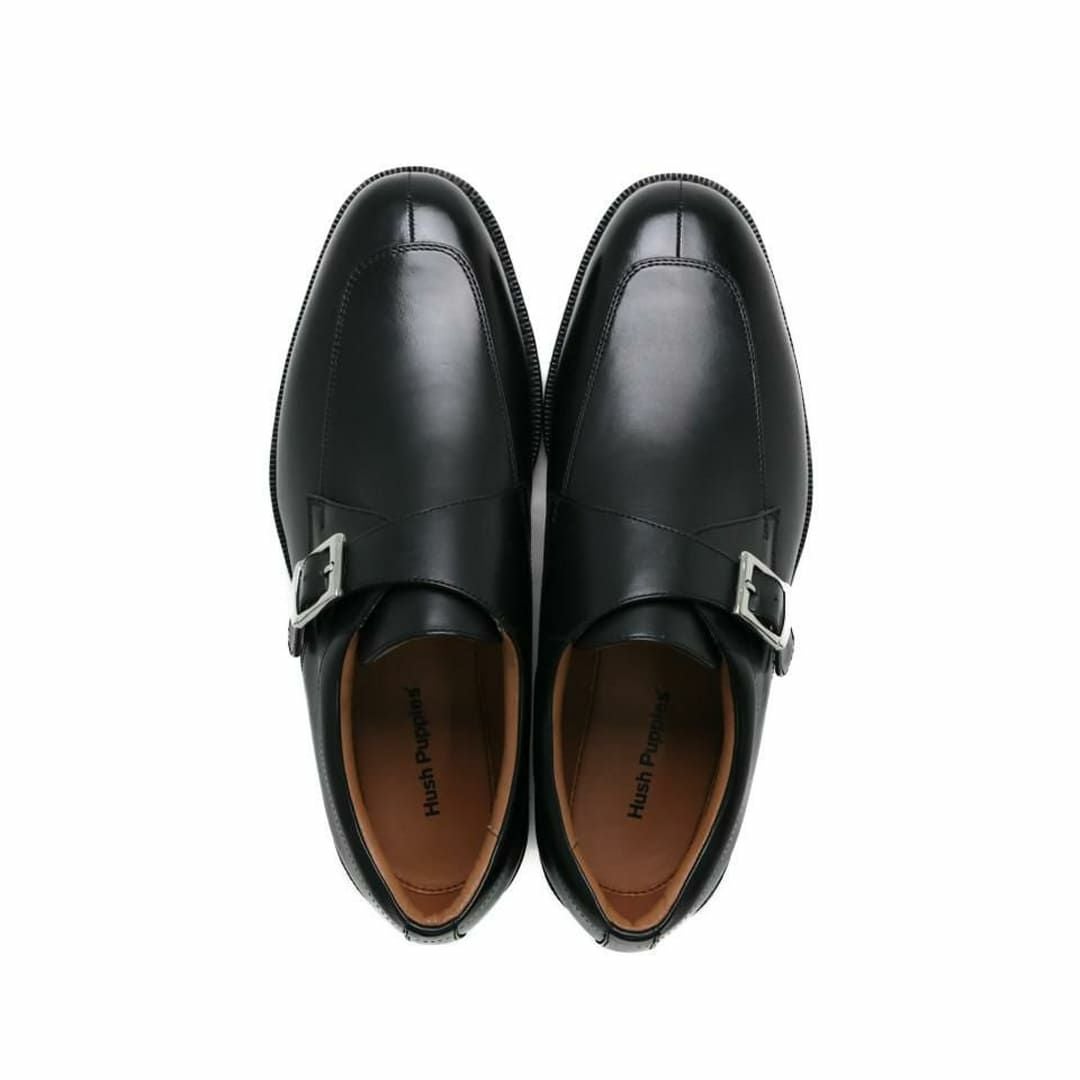 ハッシュパピー メンズ モンクストラップ m-0249natbk ブラック 7