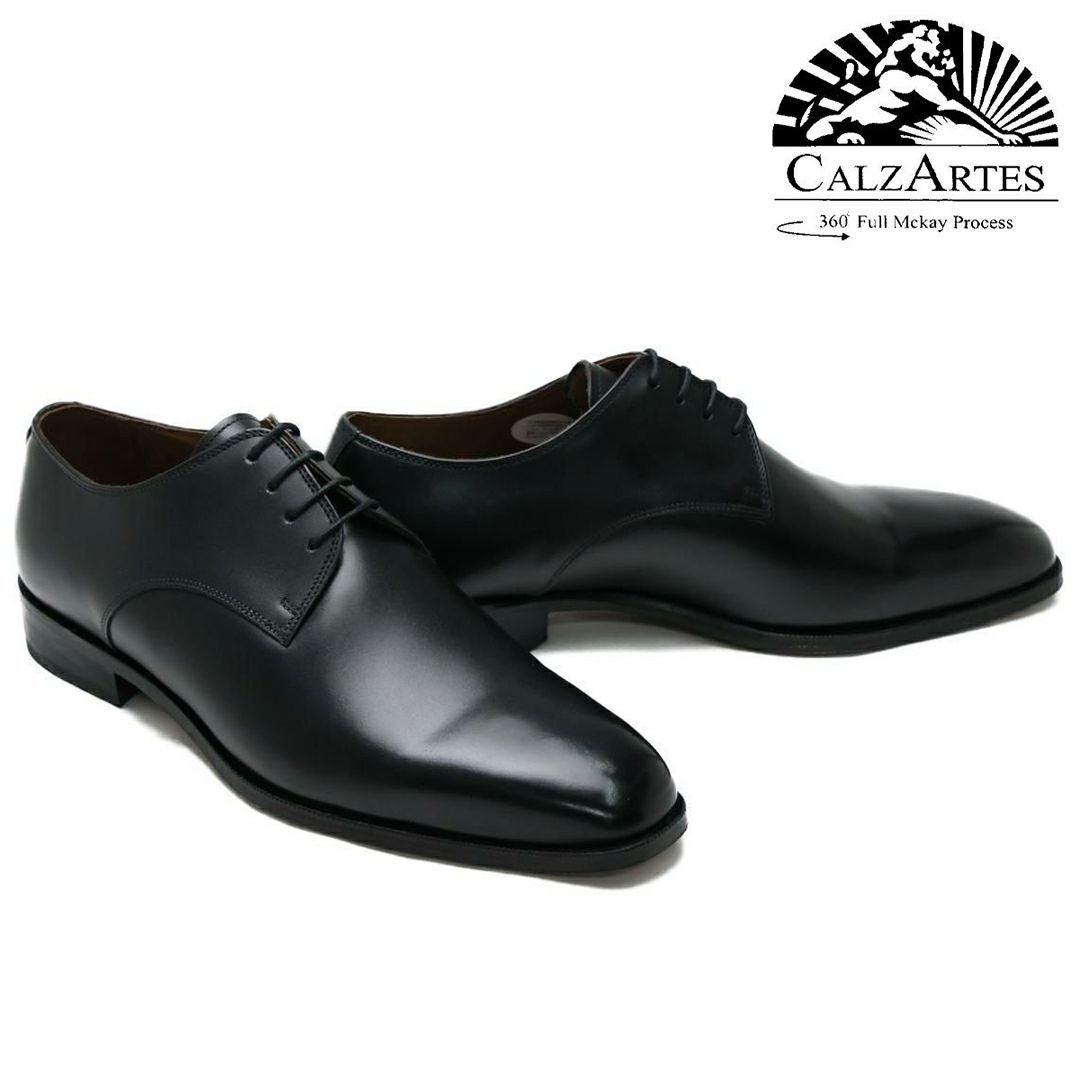 フルグレインレザーを使用したこだわりの一足【CALZARTES Blucher Plain Toe】