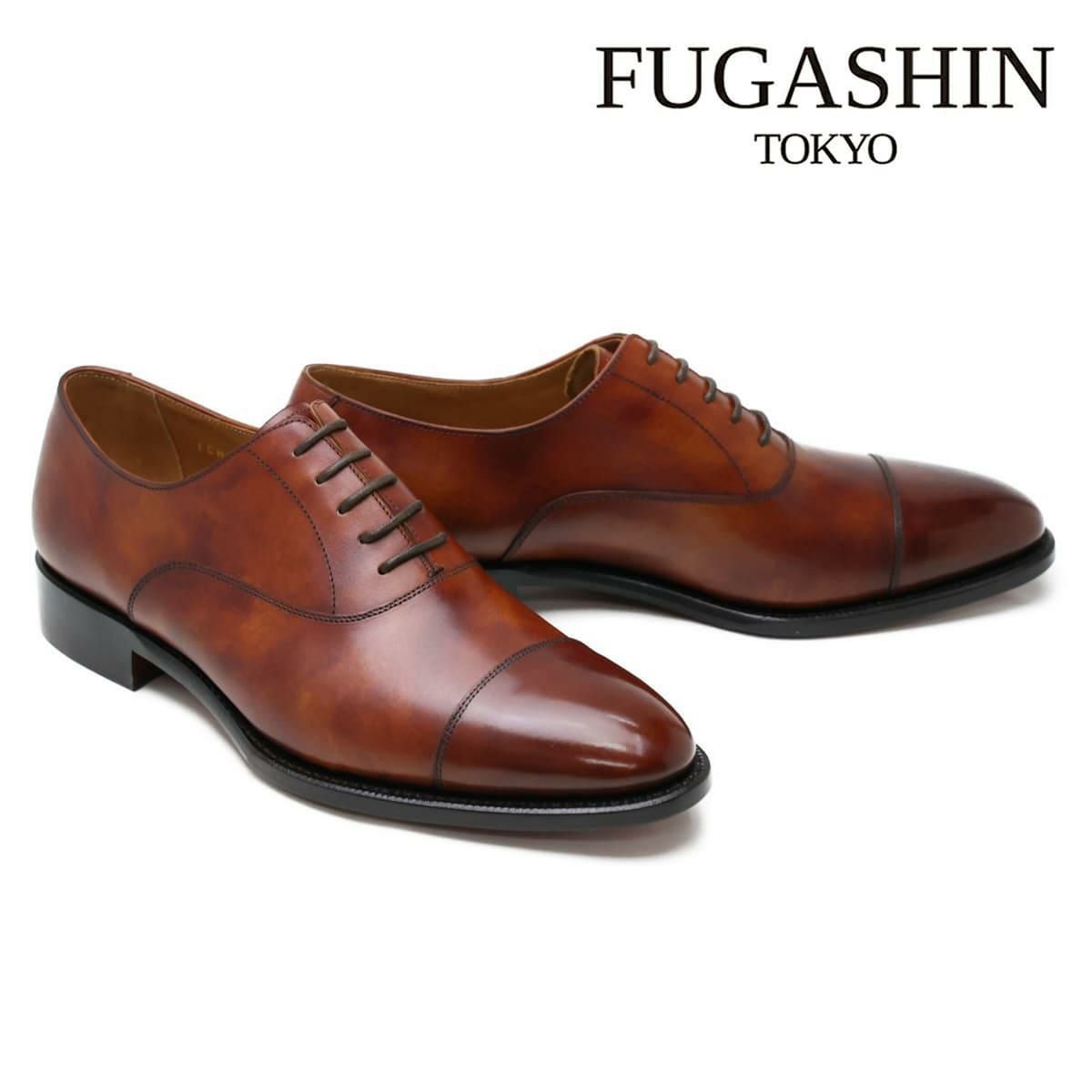 フウガシン メンズ ドレスシューズ ストレートチップ FUGASHIN