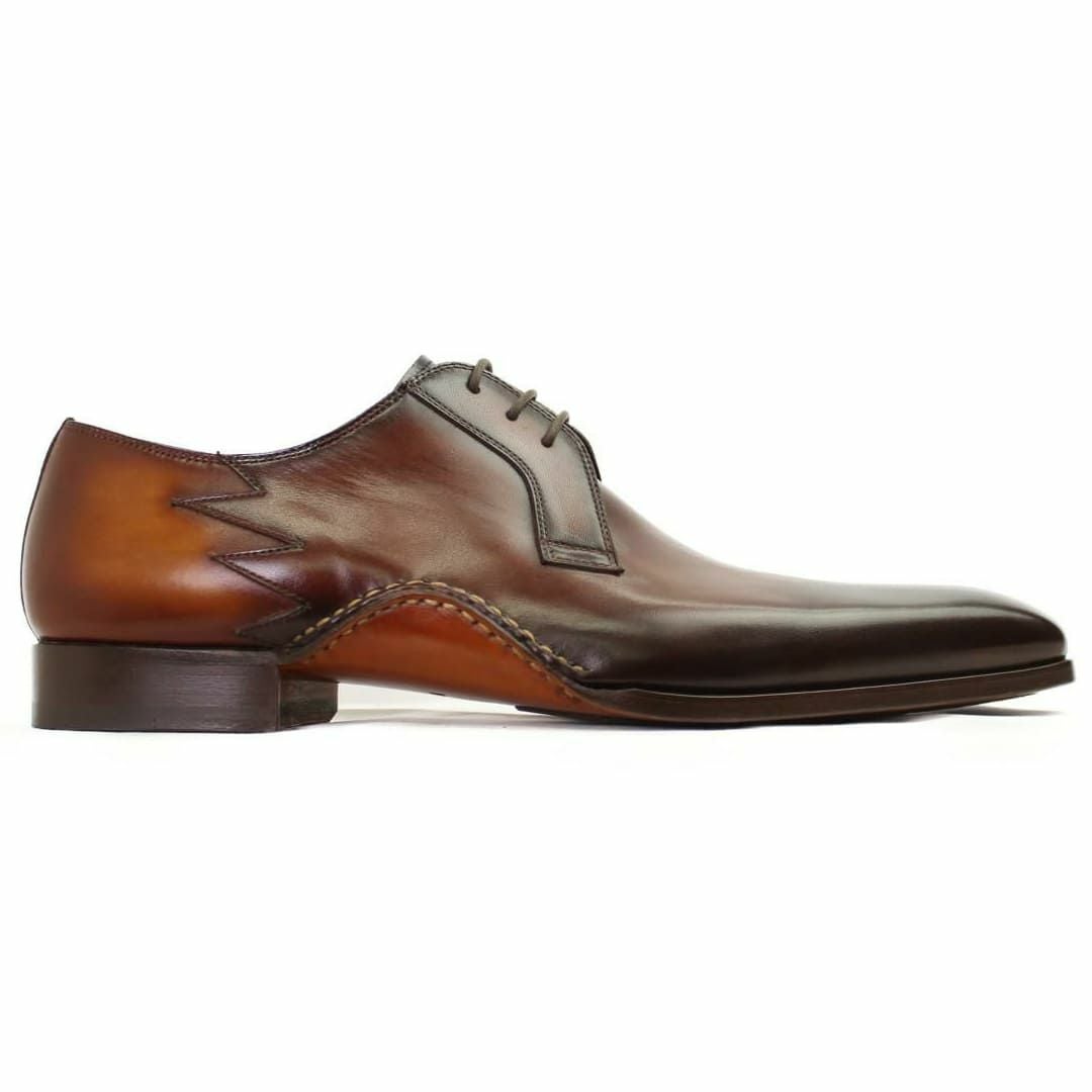マグナーニ キャップトゥ ダークブラウン クインクラシコ別注 サイズ42 マグナーニ / MAGNANNI 外羽根プレーントゥ スパーク スペイン製 25225