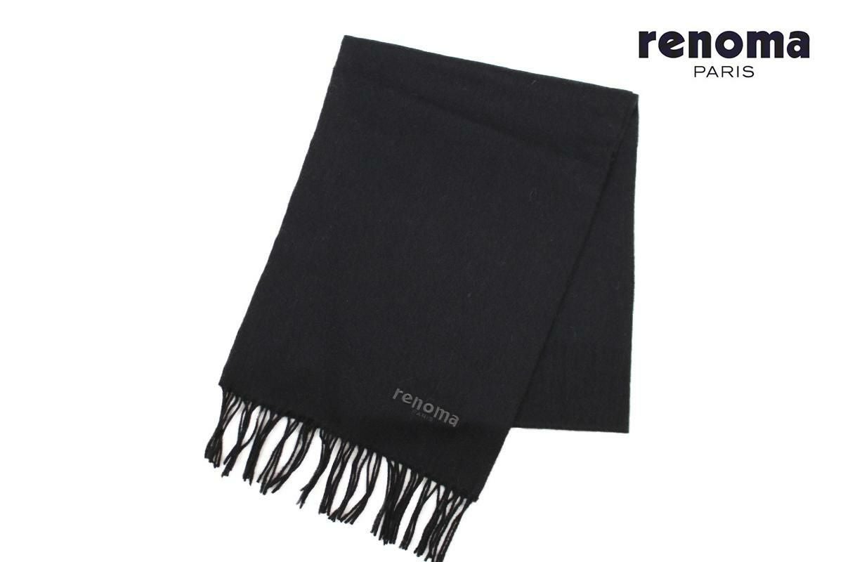 renoma レノマ　カシミア　マフラー renoma (レノマ) カシミヤ100％ 無地 マフラー RNR9918 メンズ