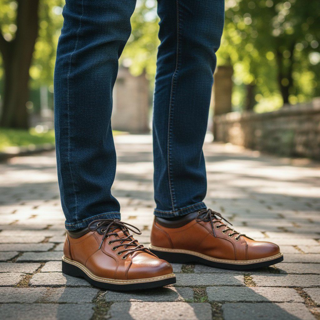 ハッシュパピー メンズ 外羽根プレーン m-7120t 着用 ブラウン