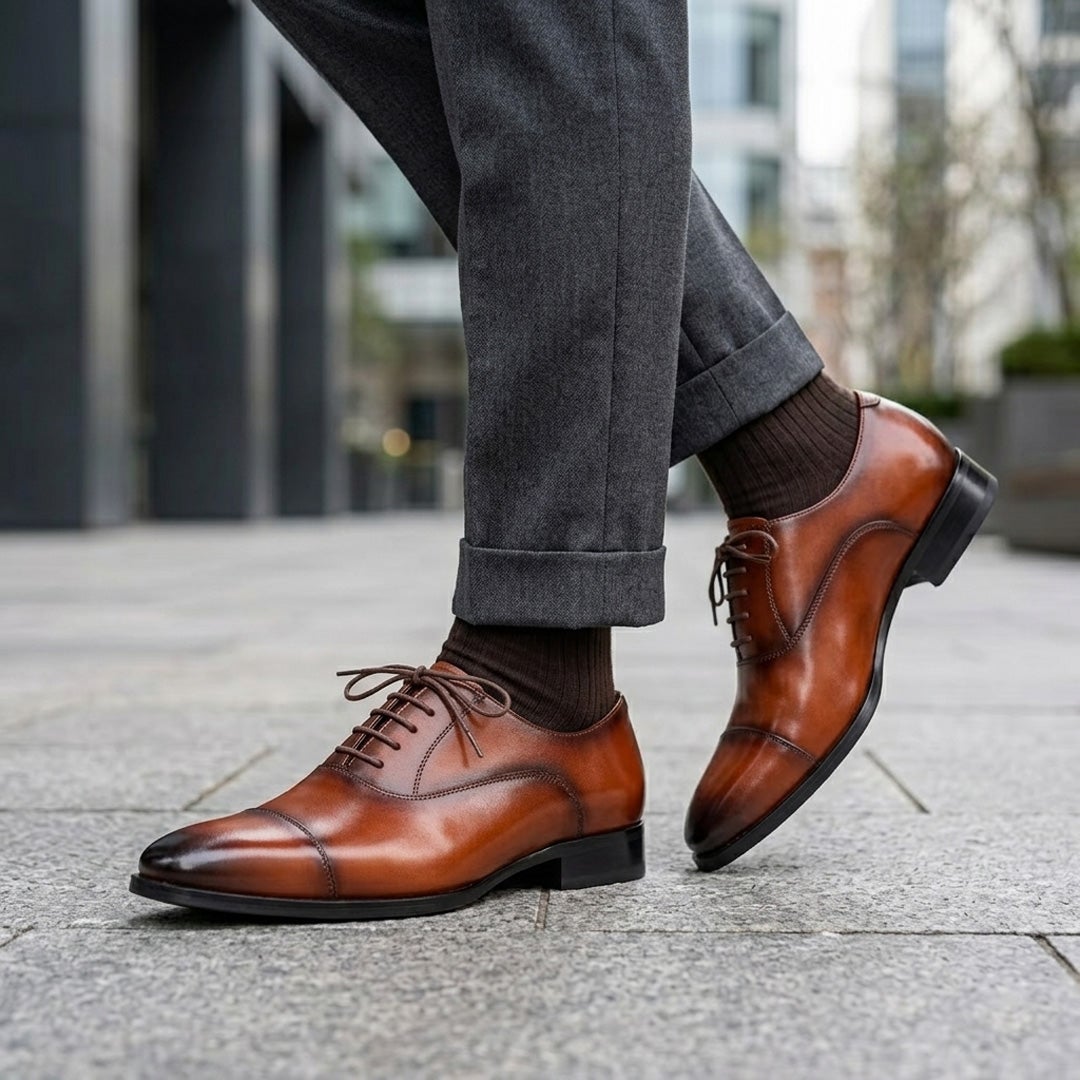 クインクラシコ 5009-1 ブラウン 着用画像