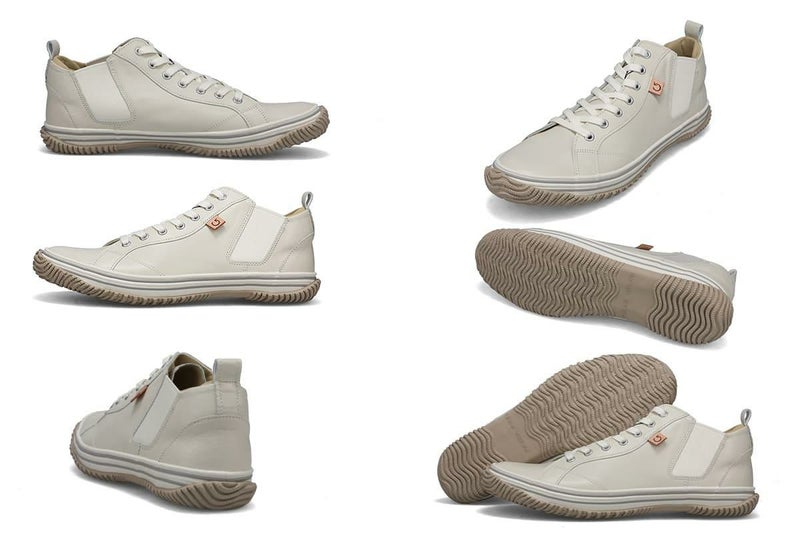 スピングル メンズ スニーカー Spingle サイドゴアミッドカット 国産(日本製) 