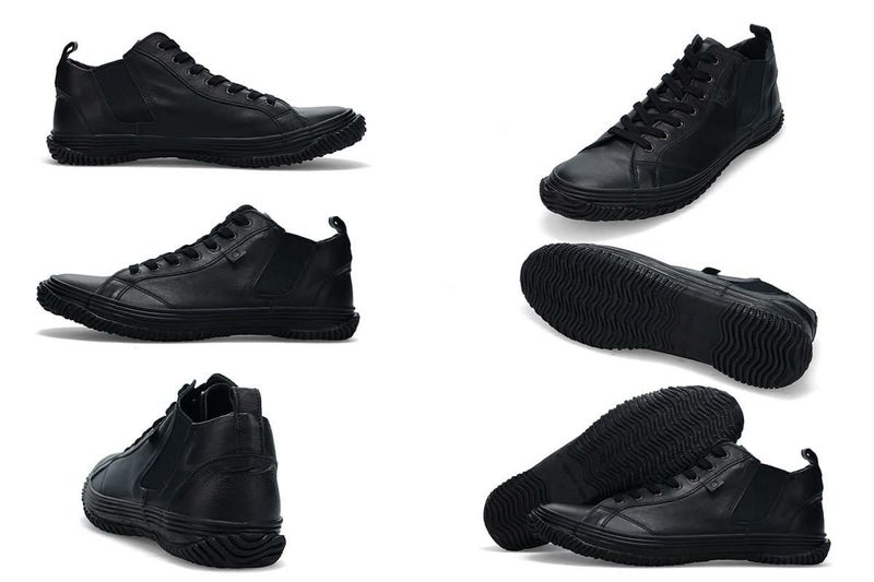 スピングル メンズ スニーカー Spingle サイドゴアミッドカット 国産(日本製) 