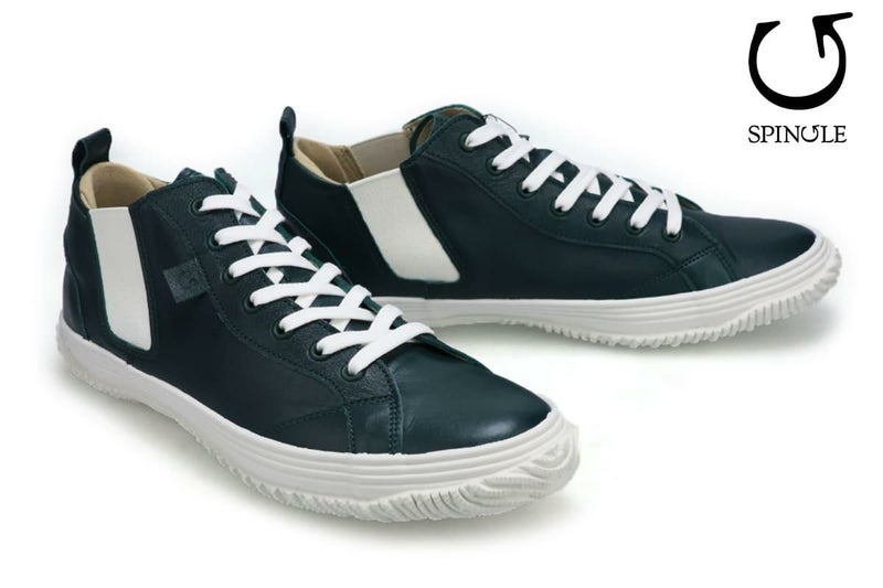 スピングル メンズ スニーカー Spingle サイドゴアミッドカット 国産(日本製) 