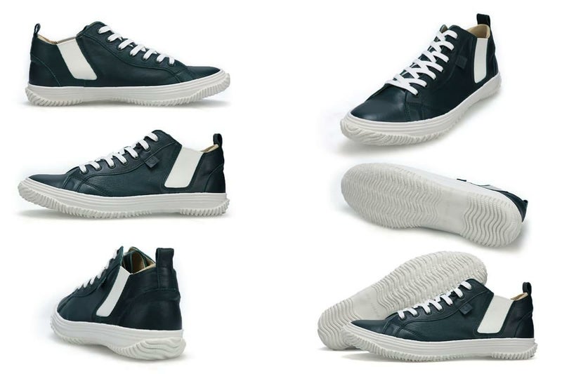 スピングル メンズ スニーカー Spingle サイドゴアミッドカット 国産(日本製) 