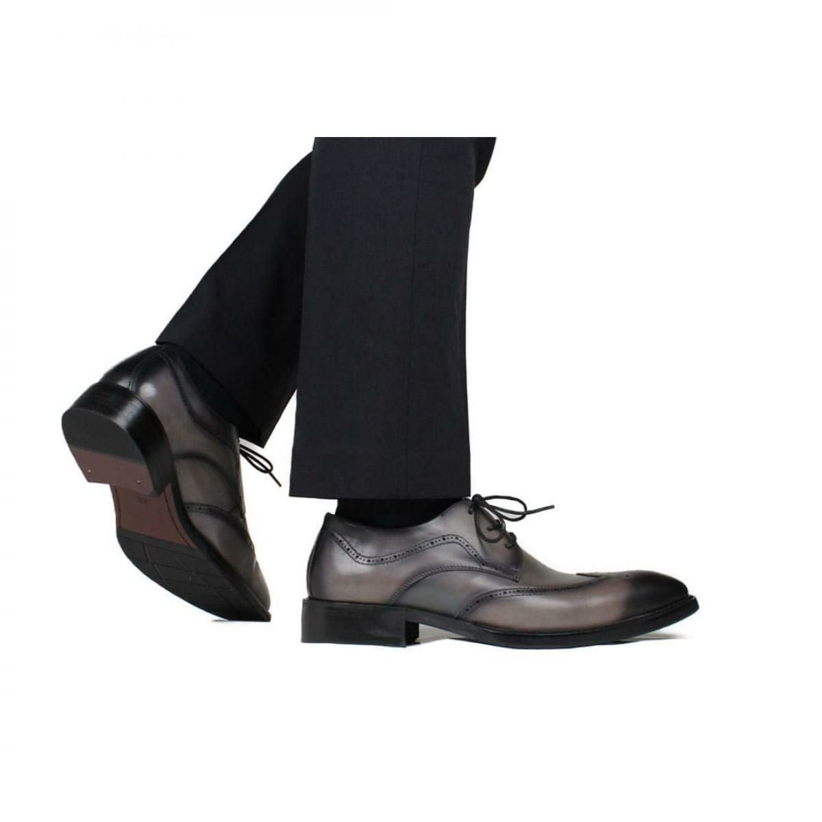 エリニュスクラウン メンズ カジュアルシューズ 外羽根ウイングチップ ERINYS CROWN er-0347