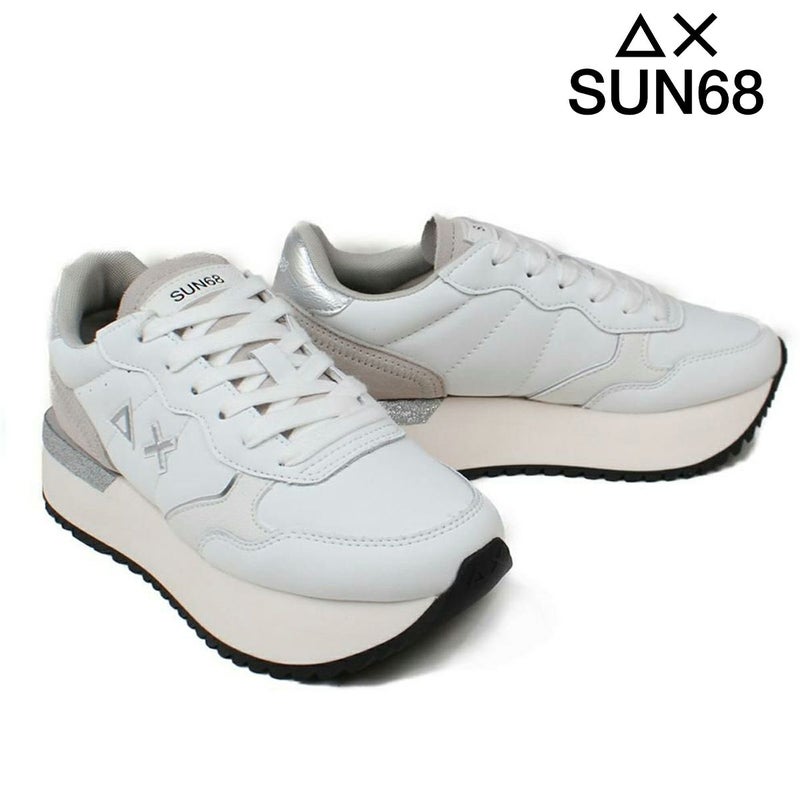 サンシックスティーエイト レディース ビッグアリー ホワイト イタリア製