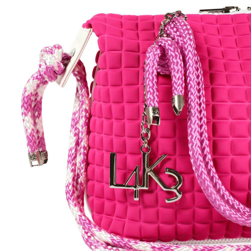 L4K3 ショルダーバッグ　ピンク レーク L4K3] クイーンレークミニ イタリア製 QUEEN LAKE mini QLM