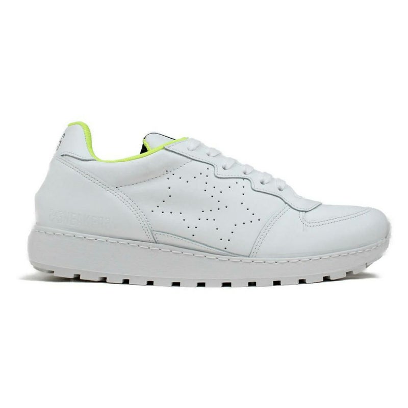 ツースター レディース レザースニーカー ホワイト イエロー 3