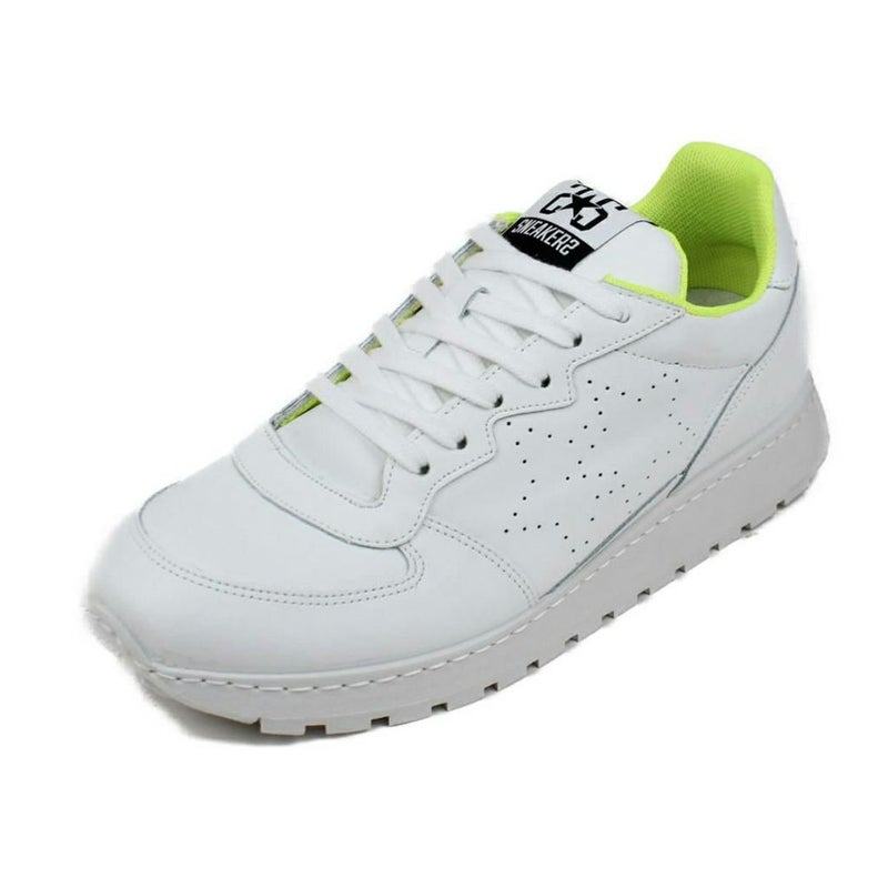 ツースター レディース レザースニーカー ホワイト イエロー 5