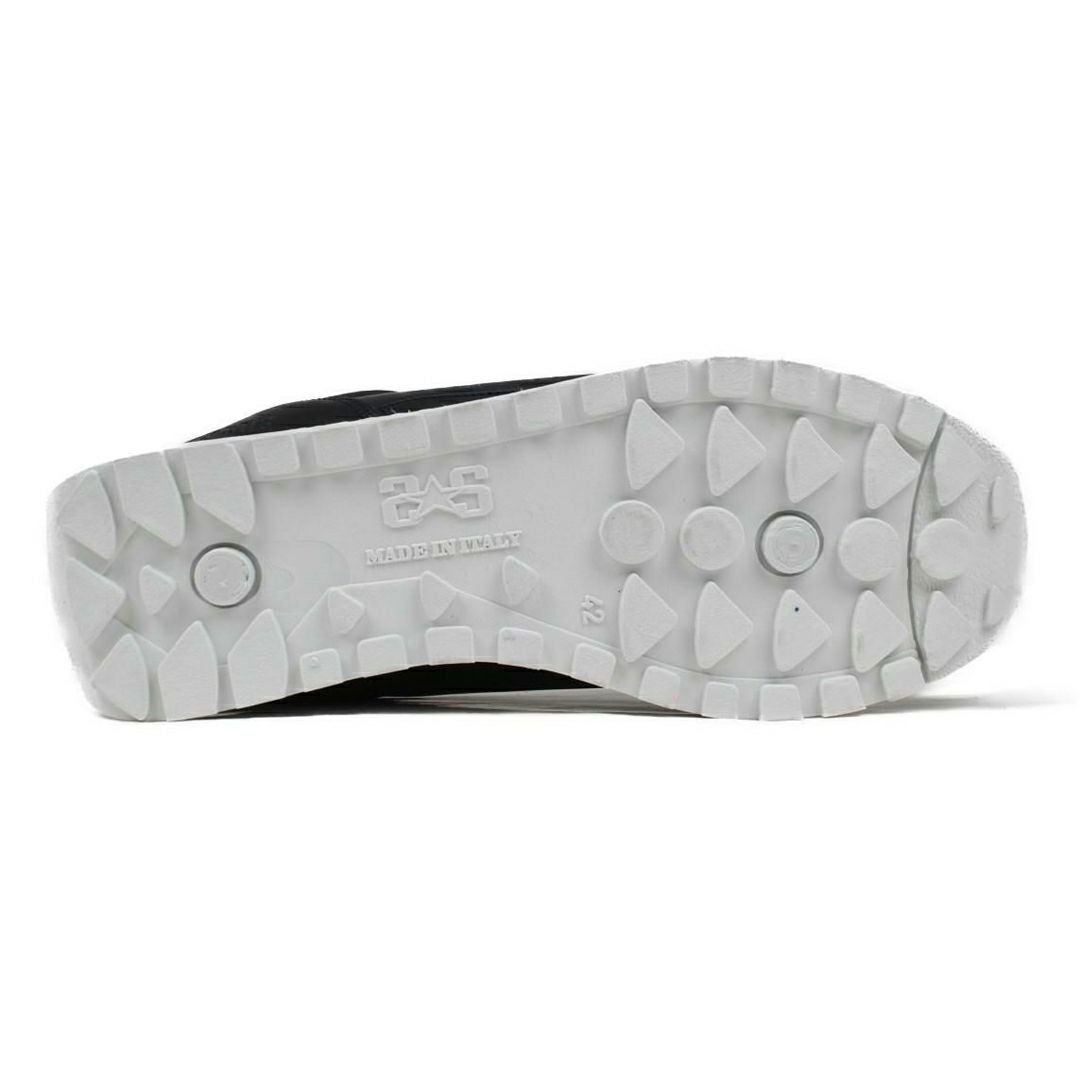 ツースター レディース レザースニーカー ブラック オレンジ 8