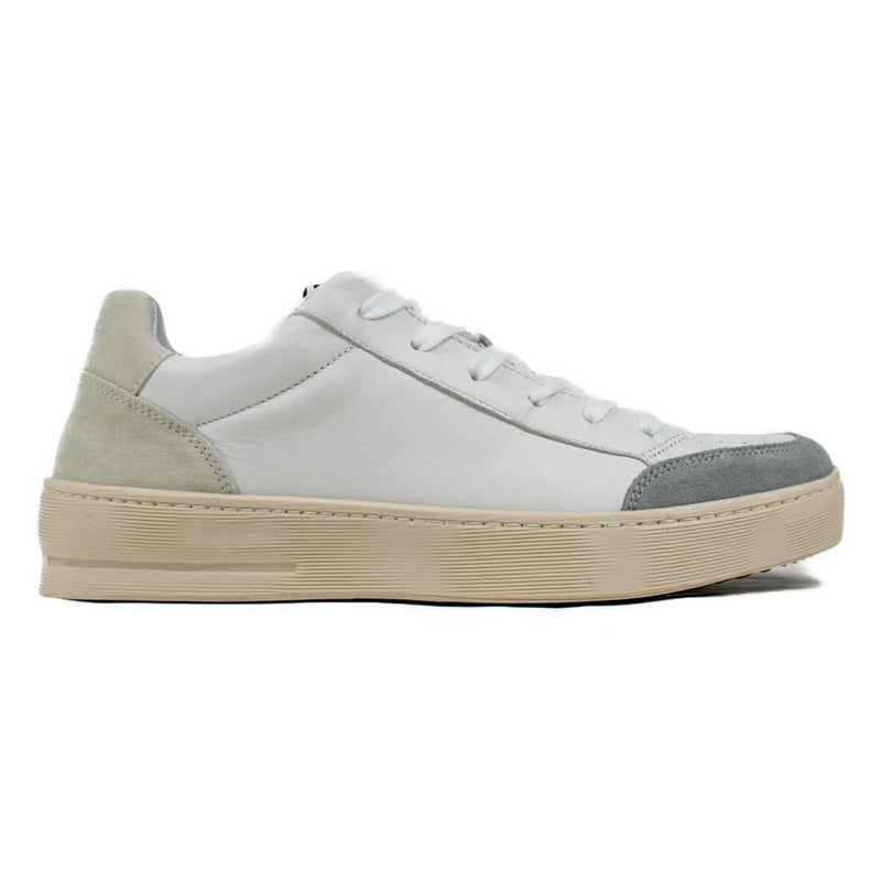 ツースター レディース レザースニーカー ホワイト アイボリー 3