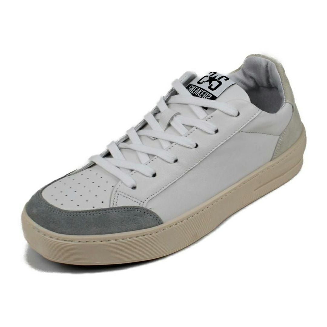 ツースター レディース レザースニーカー ホワイト アイボリー 5