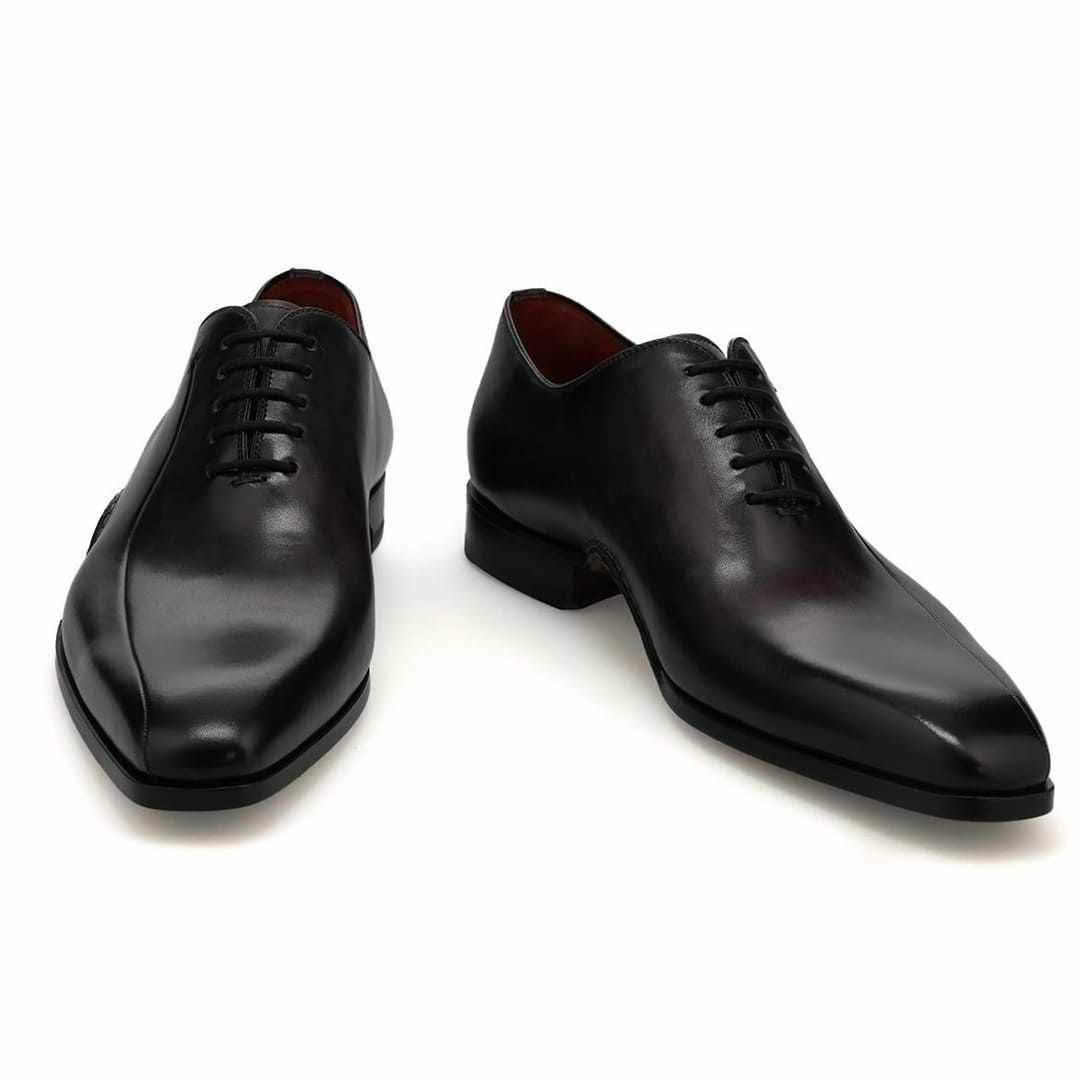 マグナーニ メンズ ドレスシューズ ラインステッチ ブラック2