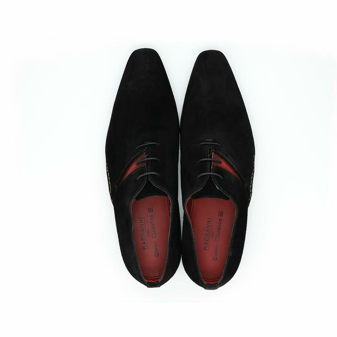 マグナーニ メンズ ドレスシューズ ミクストメディア スエード 9