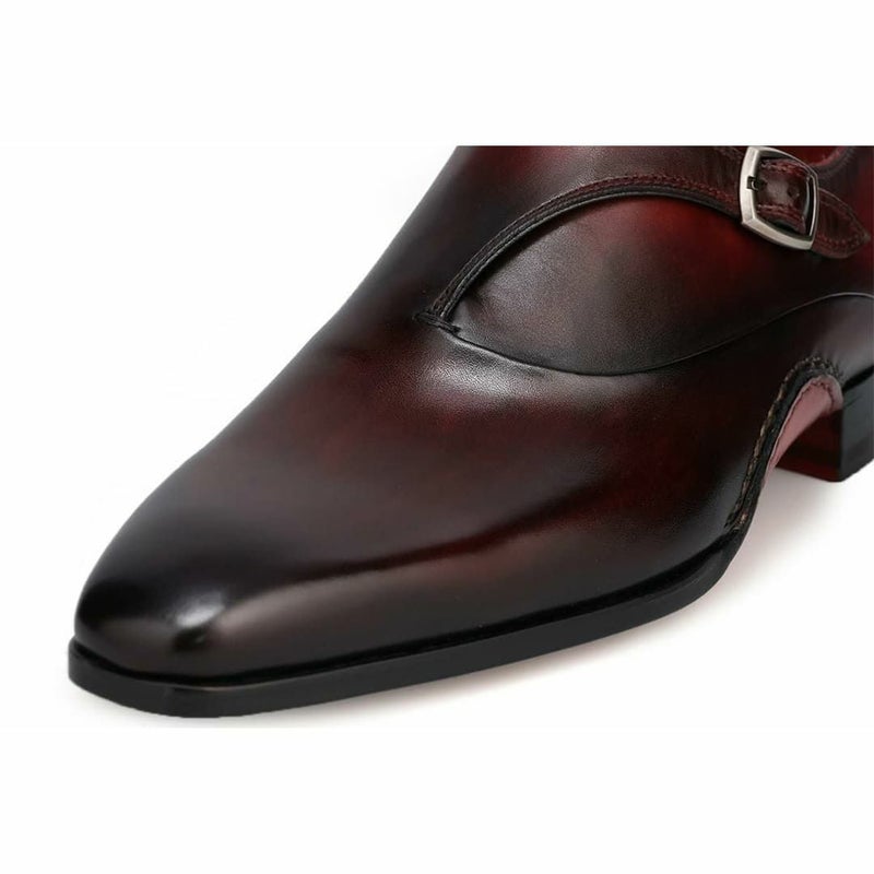 マグナーニ メンズ ドレスシューズ スリングバック ブラウン11