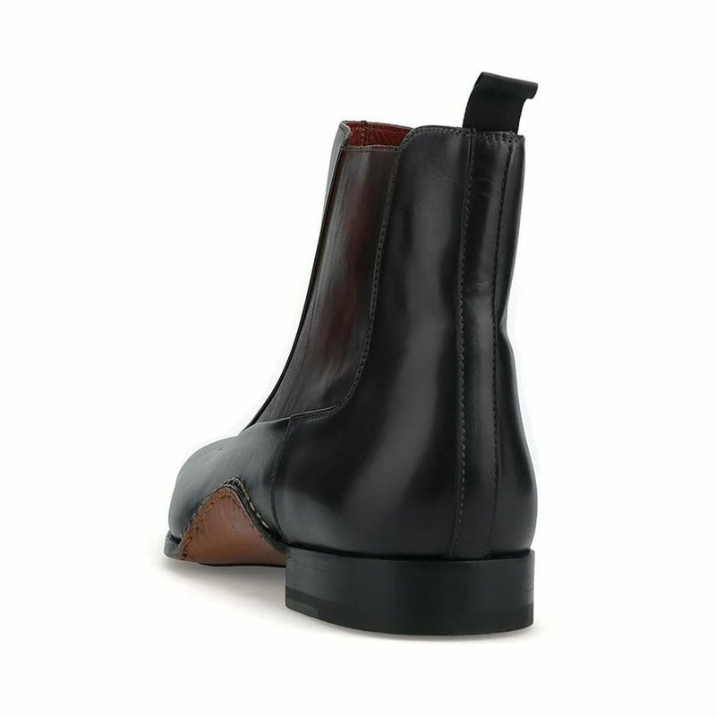 マグナーニ メンズ ドレスシューズ チェルシーブーツ ブラック7