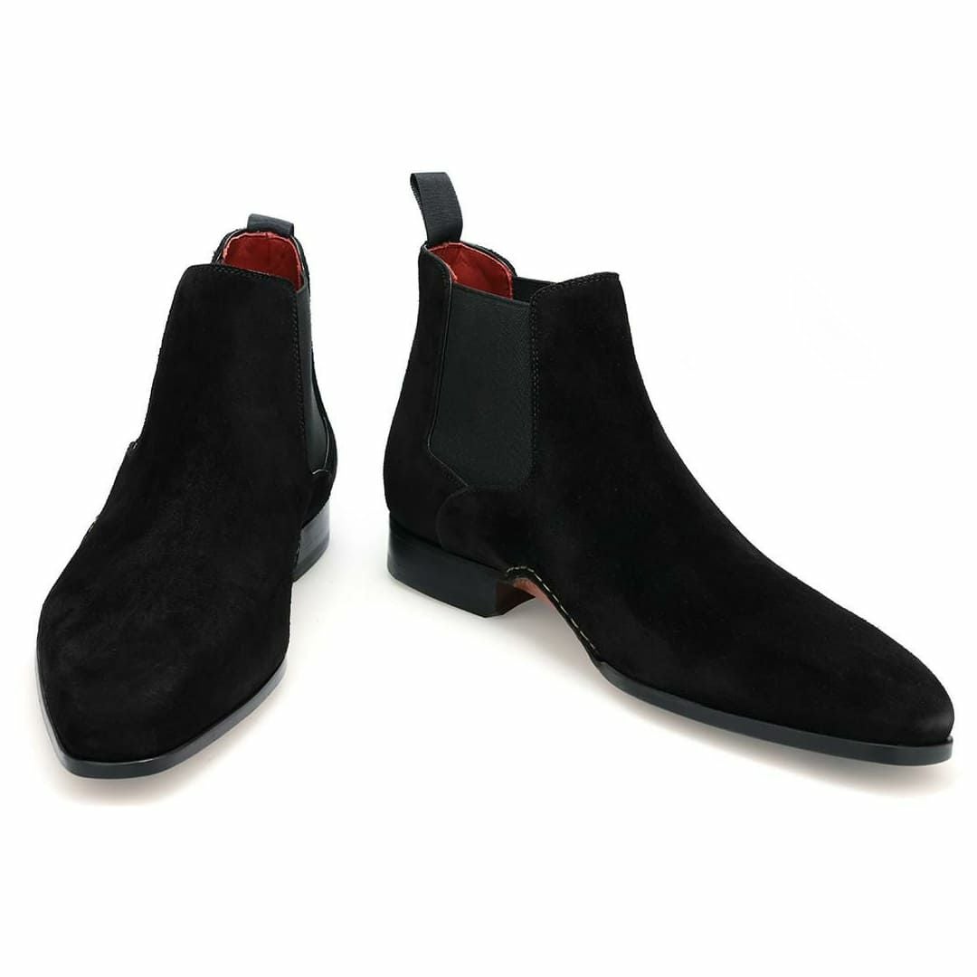 マグナーニ / MAGNANNI カーフスエード サイドゴアブーツ スペイン製