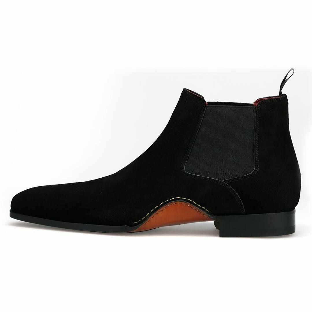 マグナーニ / MAGNANNI カーフスエード サイドゴアブーツ スペイン製