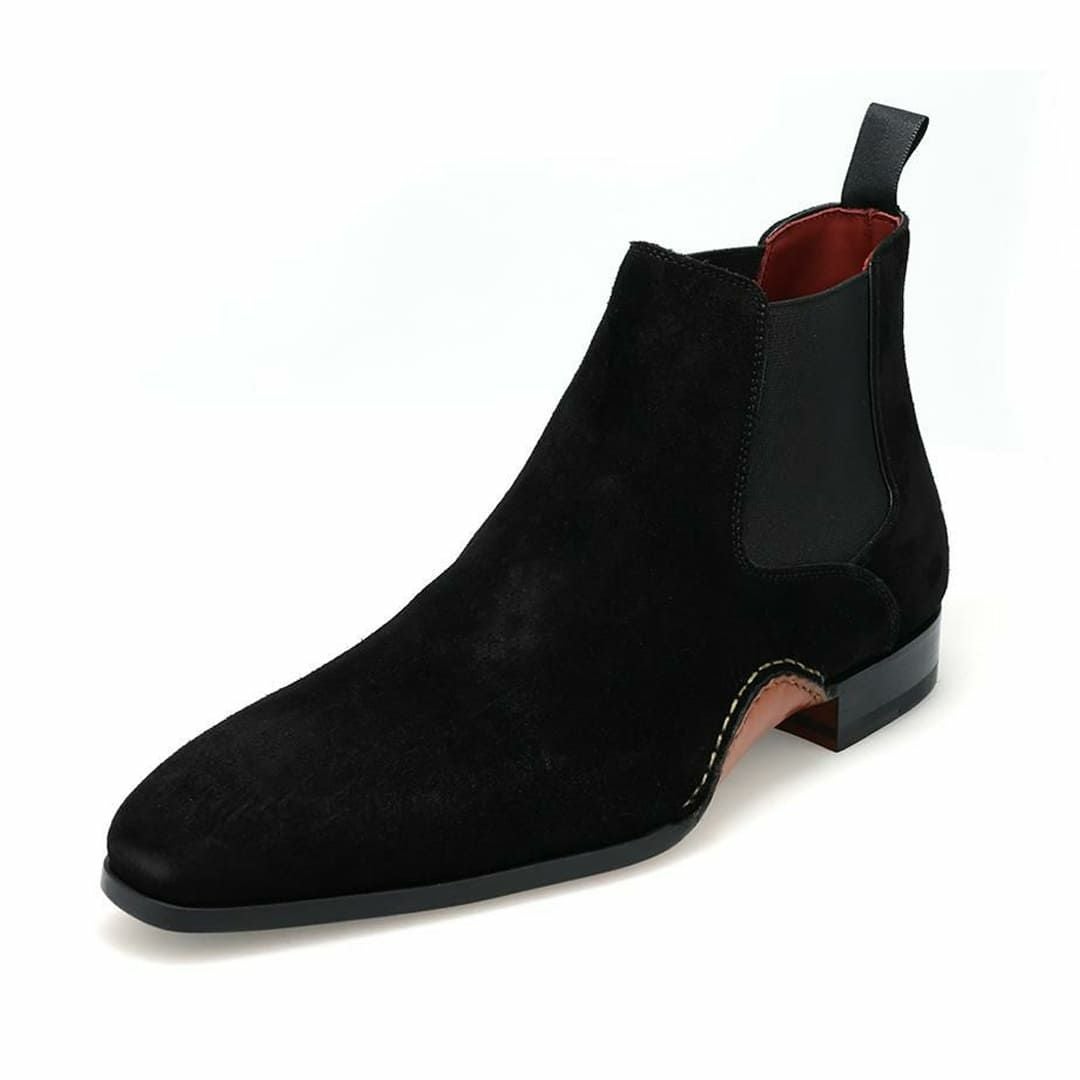 マグナーニ / MAGNANNI カーフスエード サイドゴアブーツ スペイン製