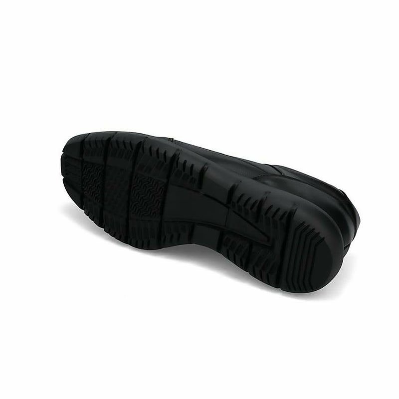 ハッシュパピー メンズ カジュアルシューズ レザースニーカー M-7123T ブラック4