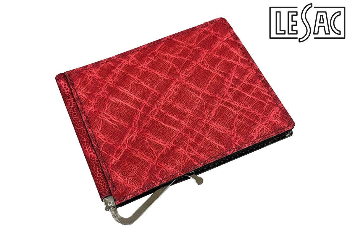 phénix ミドラーブラック/レッド レザック 財布 エレファントミドルウォレット レッド 国産(日本製) LE