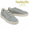 パントフォラドーロ メンズ スニーカー レザースニーカーグレー　2