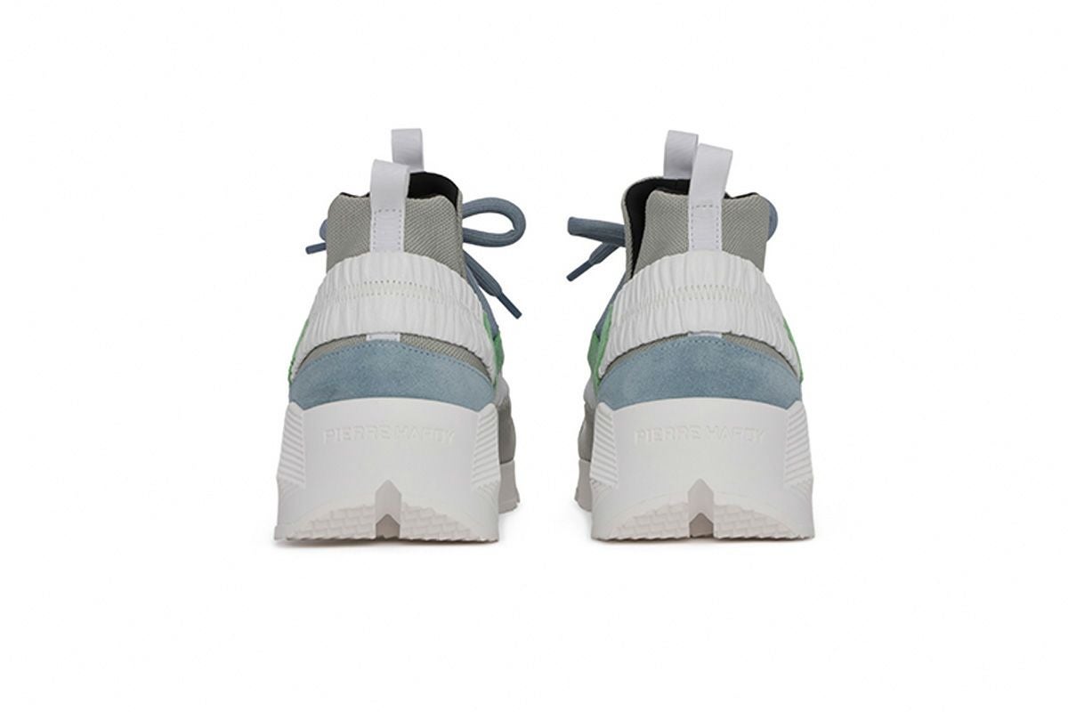 PIERRE HARDY シルバー スニーカー 38 PIERRE HARDY TREK COM SNEAKERS （WHITE-SILVER） - Osaka / Kyoto